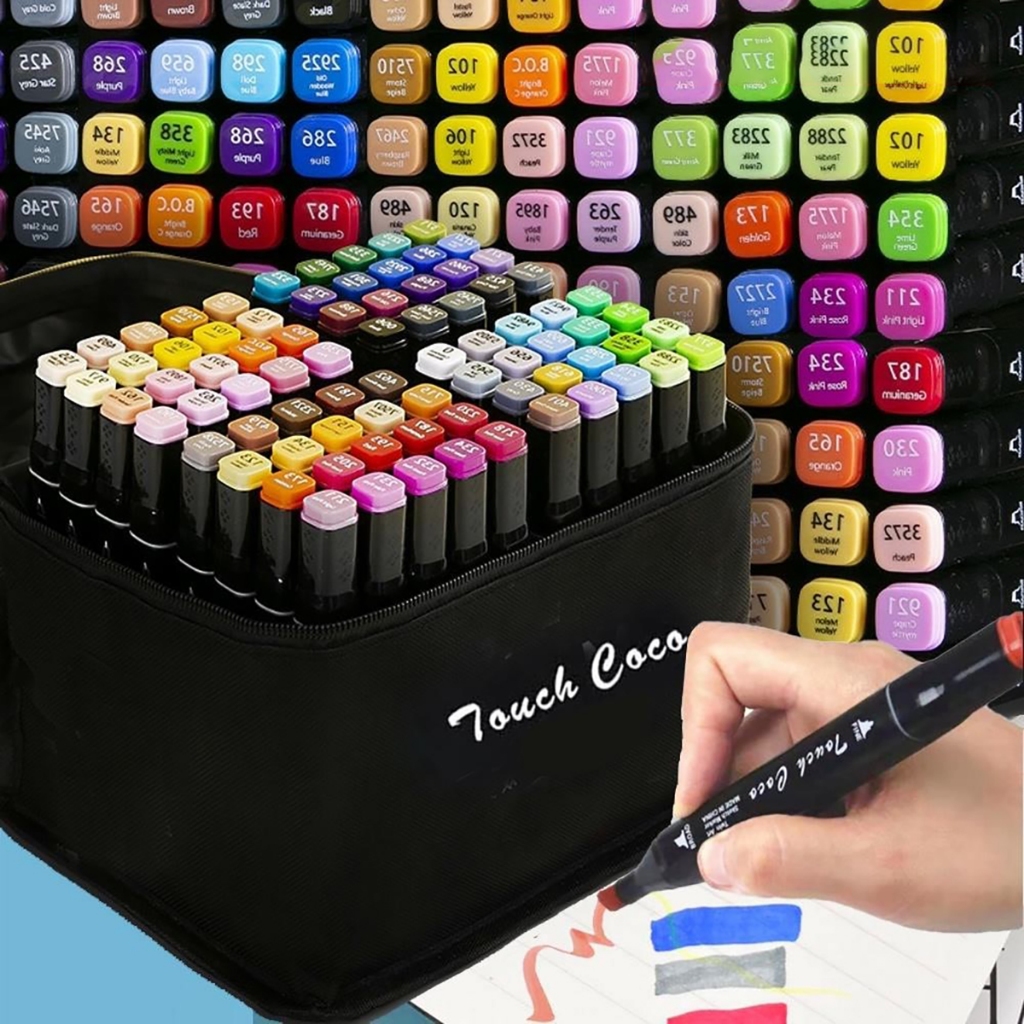 24/36/60/80 Color Alcohol Marker Art Marker Highlighter Pen Set Color