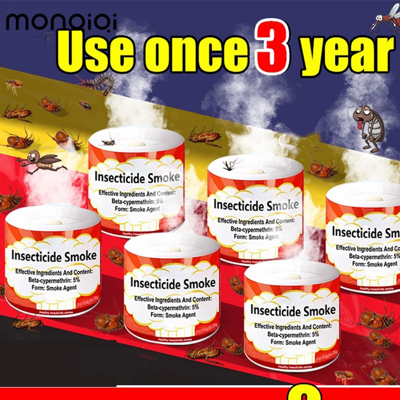 6 PCS Smoke Insect Agent Elastic Herbal Insecticide Smoke Pest Control ...