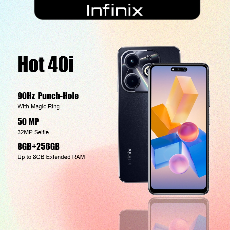 Infinix Hot 40i Android 5G smarphone 8+256GB dual sim 5000mah 6.7inch ...