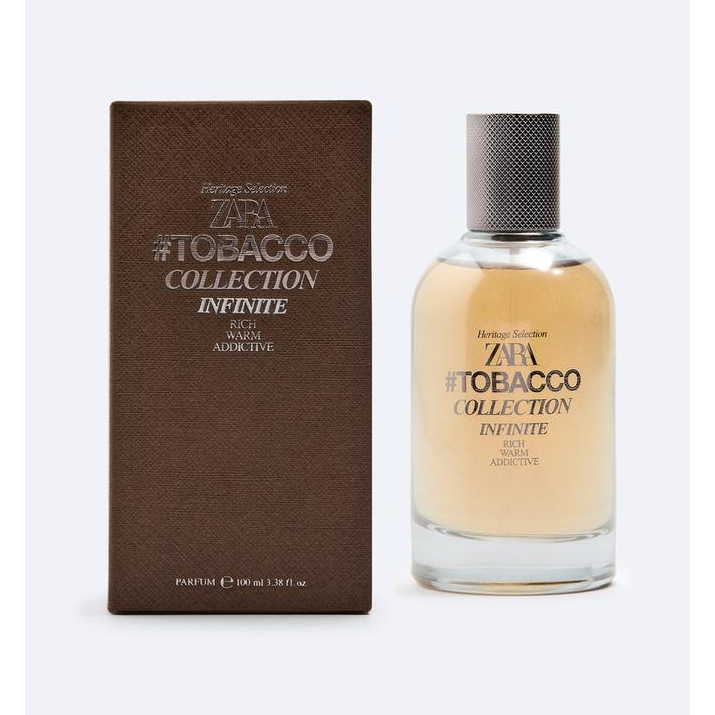 ZARA #TOBACCO COLLECTION RICH WARM ADDICTIVE 100 ML EAU DE TOILETTE  ALL-OVER SPRAY