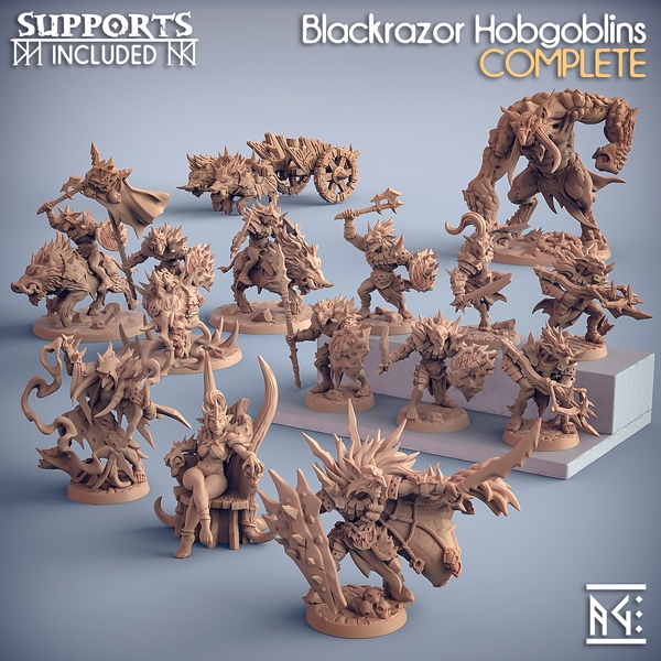 Blackrazor Hobgoblins by Artisan Guildd miniatures DND tabletop minis ...