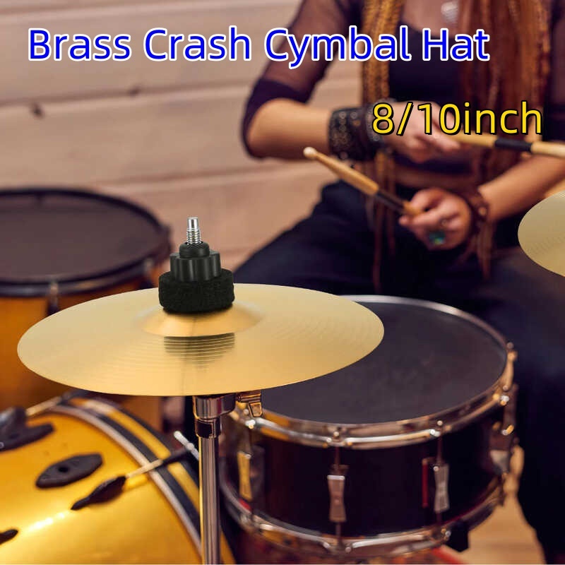 Beginner Copper Alloy Crash Cymbal Drum Durable Brass Percussion ...