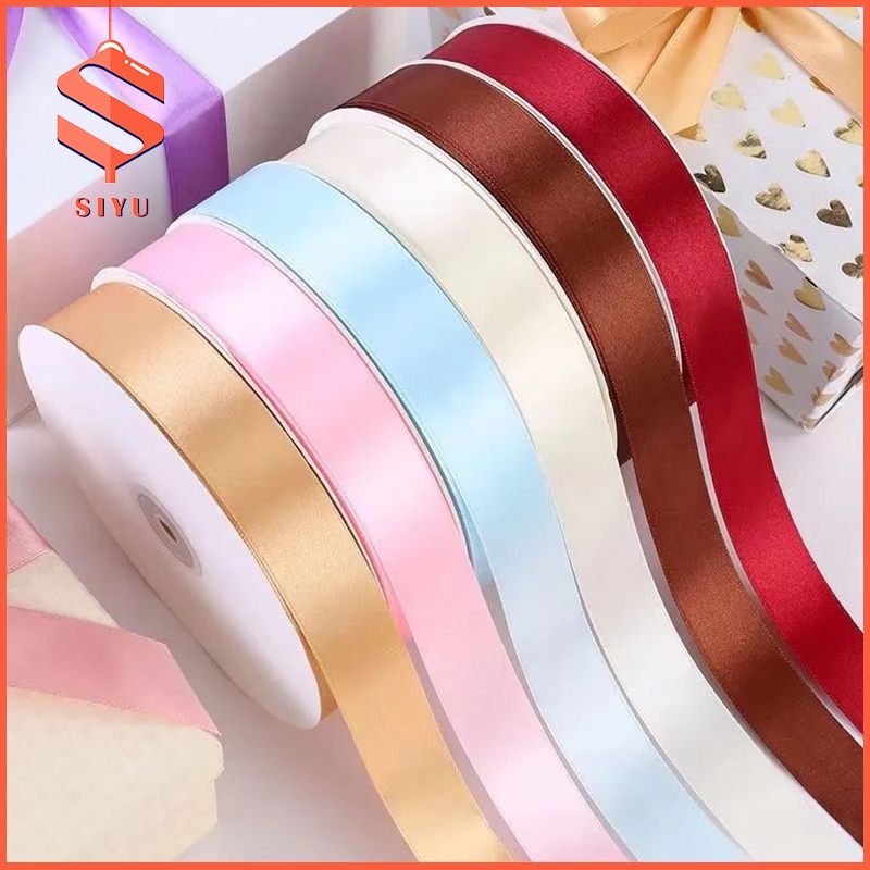 2.5cm/25Yards Gift Ribbon Color Ribbon Diy Gift Packaging Flower ...