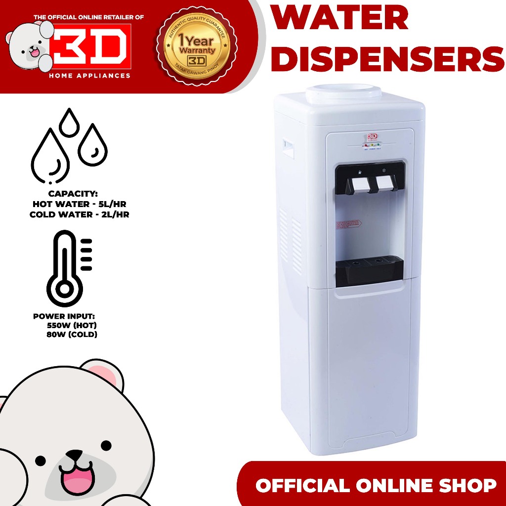 Shops 3d water dispenser