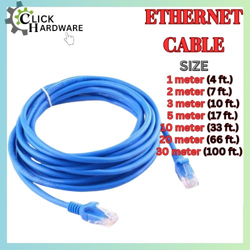 Ethernet Cable Internet Network Line Blue Lan Router Cable CLICK ...