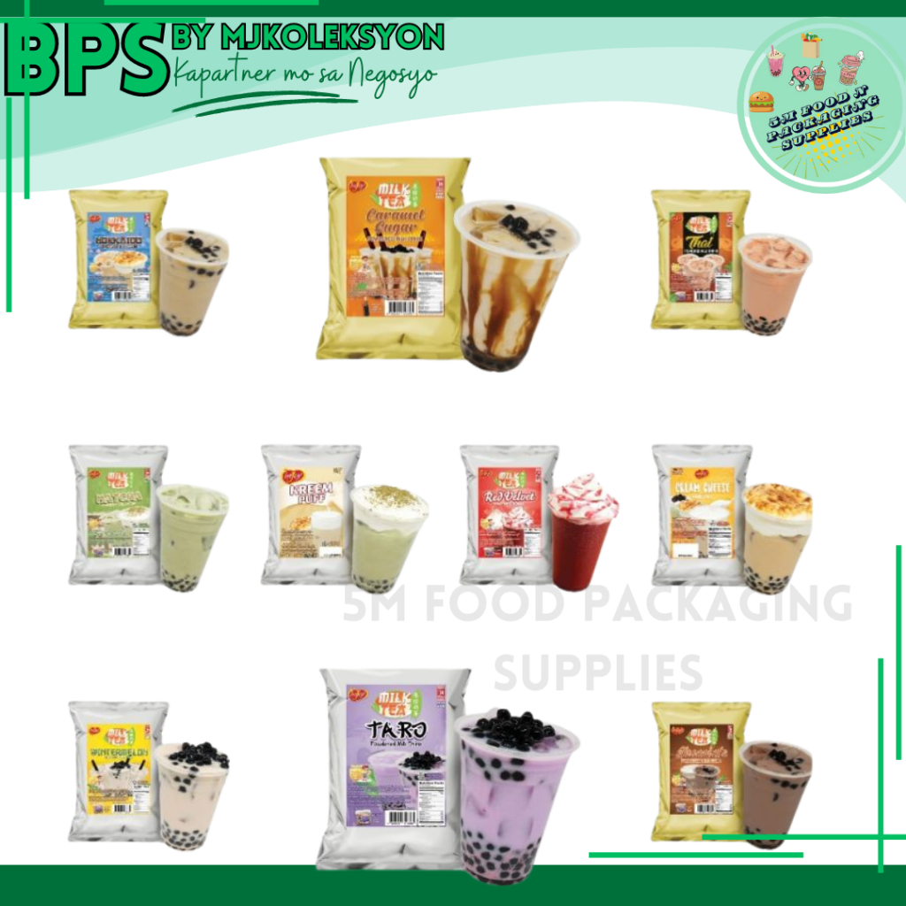 Injoy Kreem Puff Foam Topping Powder Mix for Milktea (walling toppings ...