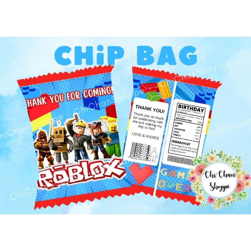 Chip bag ONLY Roblox theme | Shopee Philippines