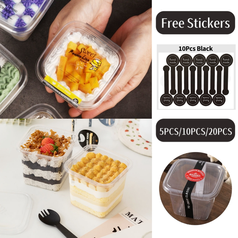Cheesecake Dessert Container Deli Container Mousse Pudding Salad ...