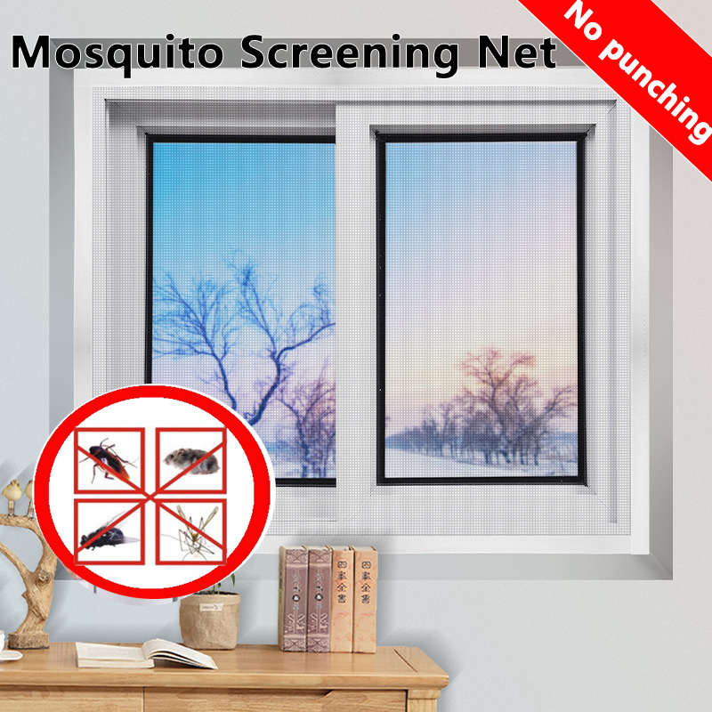 Self-Adhesive Window Screen Net Mosquito Screen Net for Window With ...