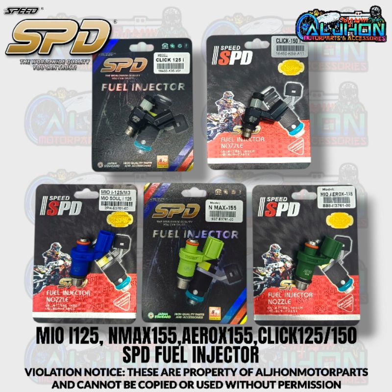 SPD MOTORCYCLE FUEL INJECTOR MIO I125, NMAX, AEROX, CLICK 125/150 ...