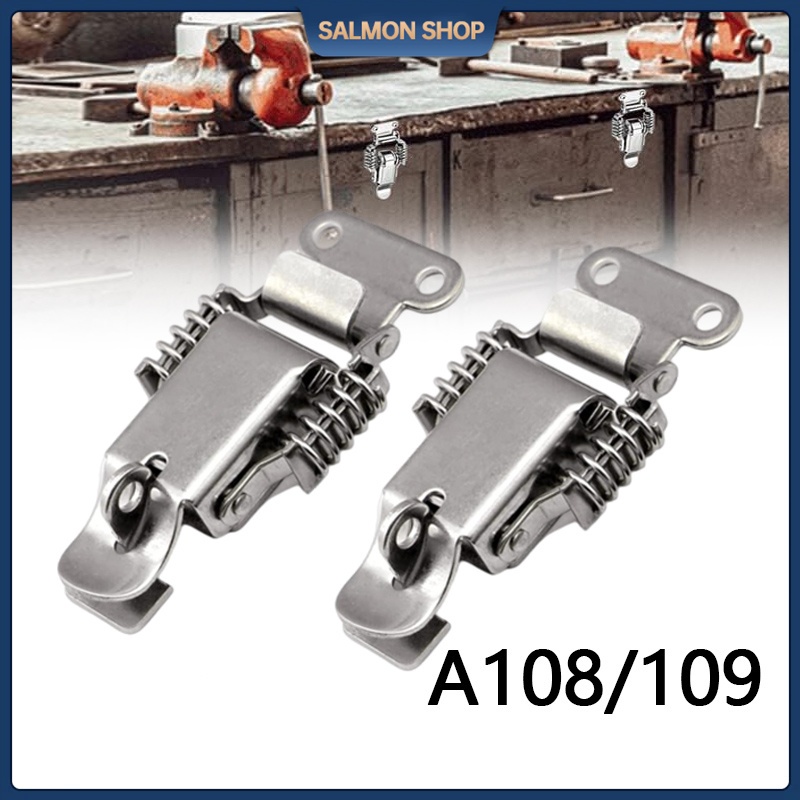 304 Stainless Steel Spring Loaded Toggle Latch Lock Draw Latch Clamp ...