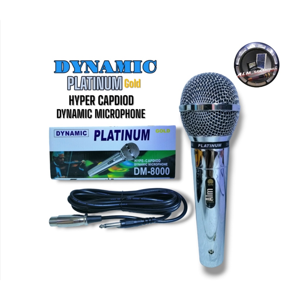 HYUNDAI PLATINUM DM-8000 A HEAVY DUTY CORD MICROPHONE SYSTEM | Shopee ...