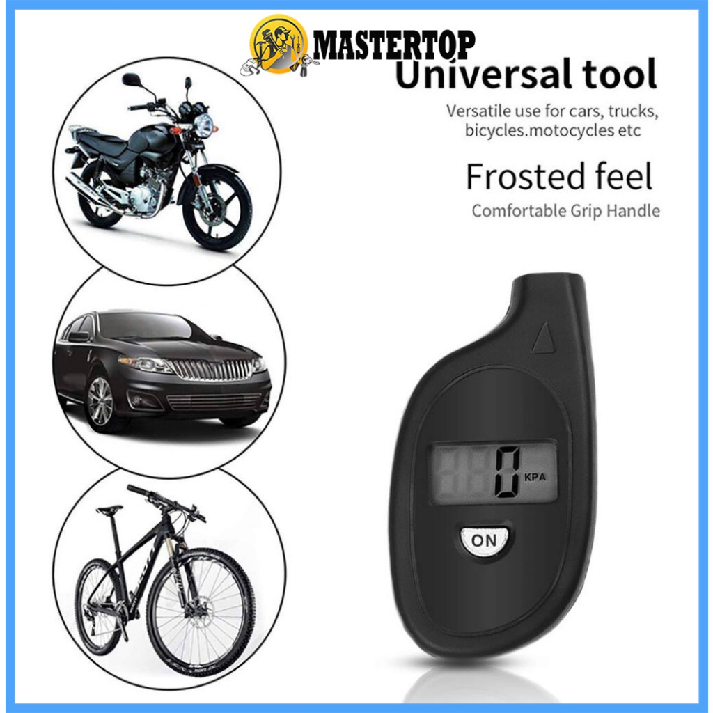 Mini Tire Gauge Digital Lcd Display Car Tire Air Pressure Tester Meter ...