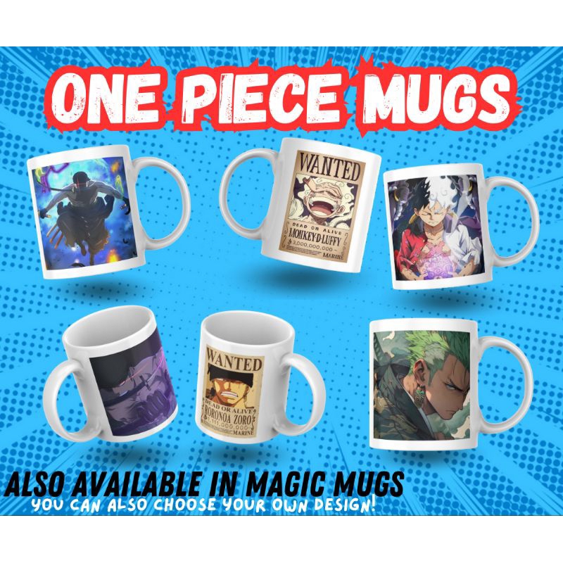 ONE PIECE MAGIC MUGS HIGH QUALITY ONE PIECE MAGIC MUGS | Shopee Philippines