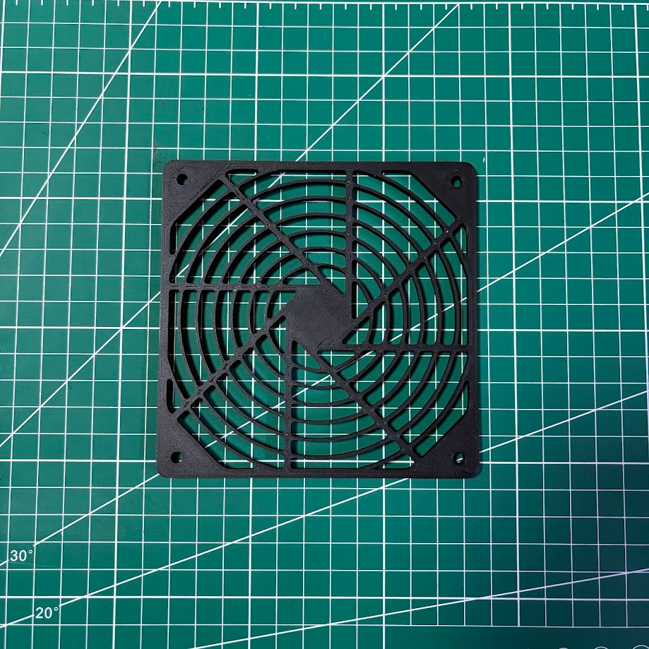 Computer Case Fan Guard Cover Grill 40mm 50mm 80mm 120mm 3D Printed ...