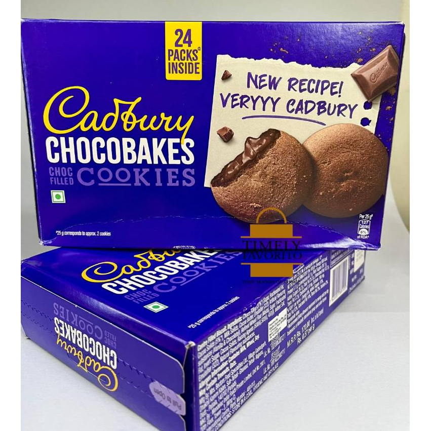 Cadbury Chocobakes ChocFilled Cookies 24pcs | Shopee Philippines