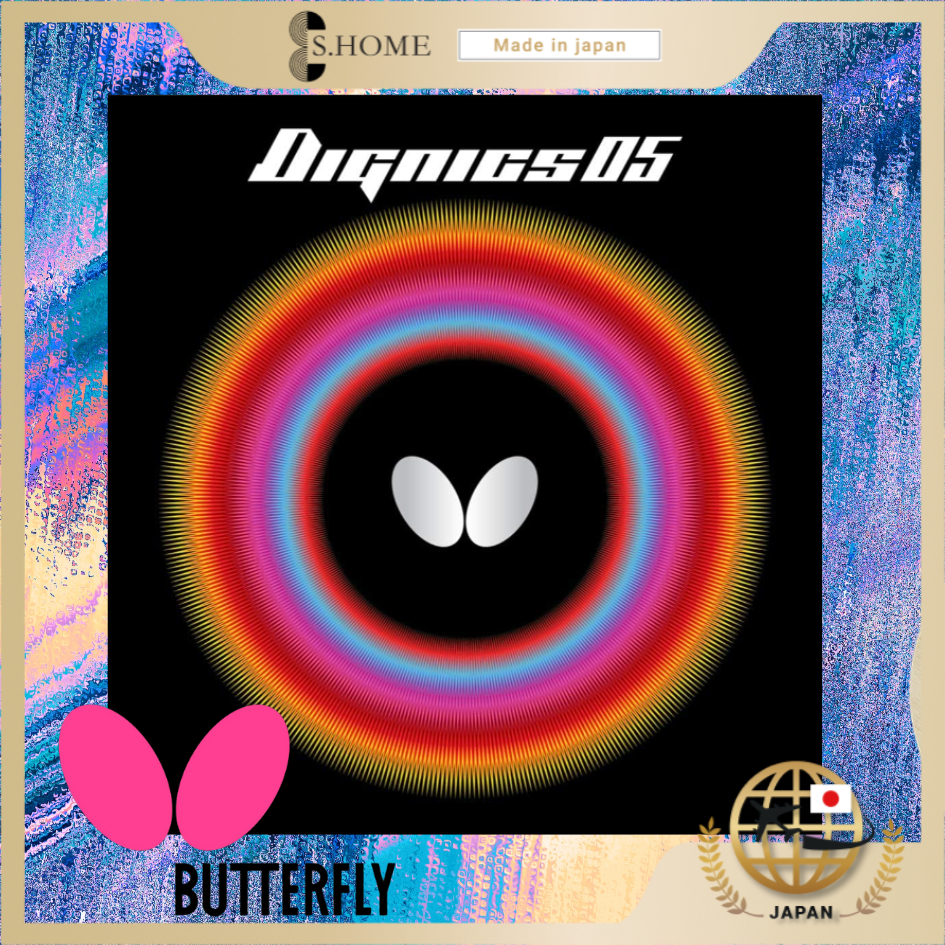 Butterfly Table Tennis Rubber Dignix 05 High Tension Soft Back 06040 ...