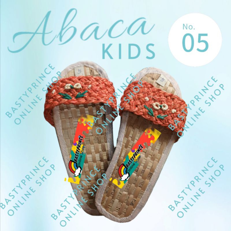 Abaca for kids 05 Native slippers Shopee Philippines