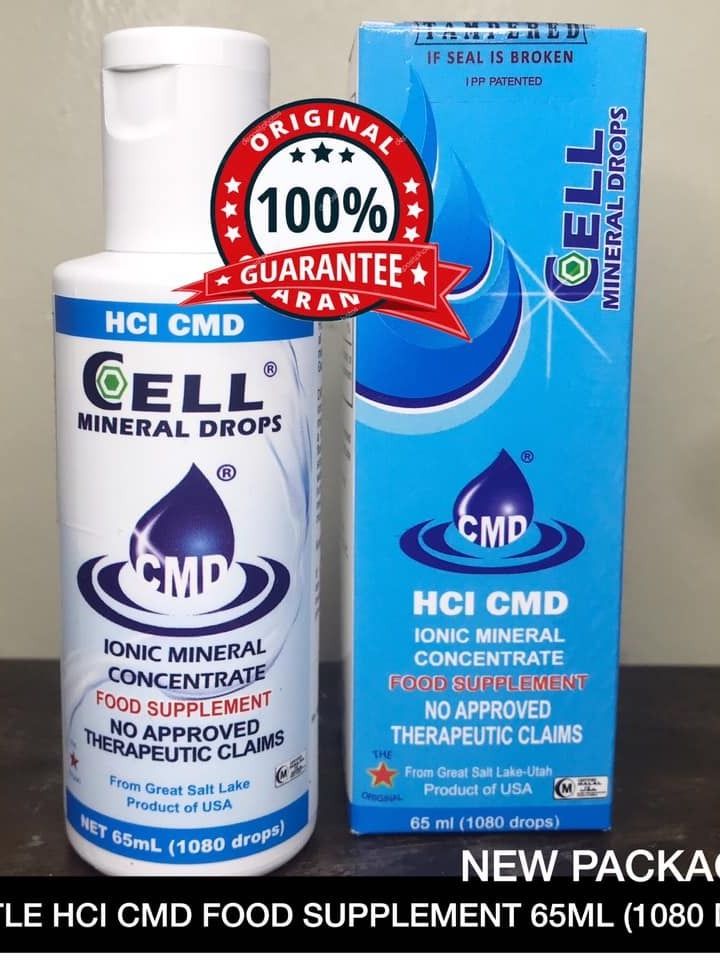 1 BOTTLE ORIGINAL HCI CMD MINERAL DROPS 65ML | Shopee Philippines