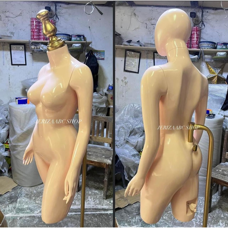 FEMALE 3 in 1 ROTATING HANGING MANNEQUIN (HANGING, STAND & TABLE TOP