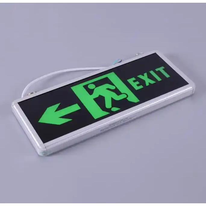 Double Face Exit LED Light Signage Emergency Exit Light Sign Fire ...