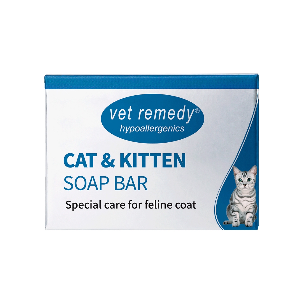 Vet Remedy Cat & Kitten Soap Bar 100g Special care for feline Coat ...