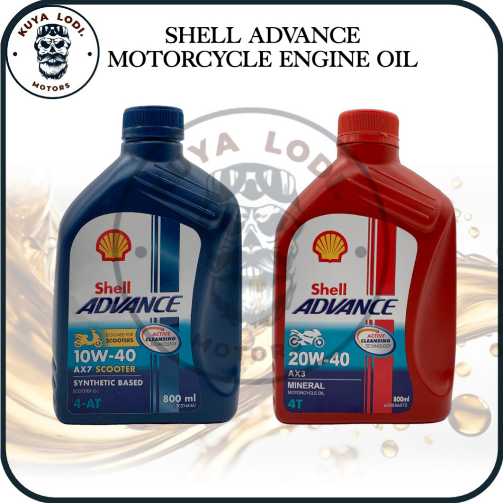 KuyaLODI Shell Advance Fully Synthetic Based Engine Oil Ax3 20w-40, Ax7 ...