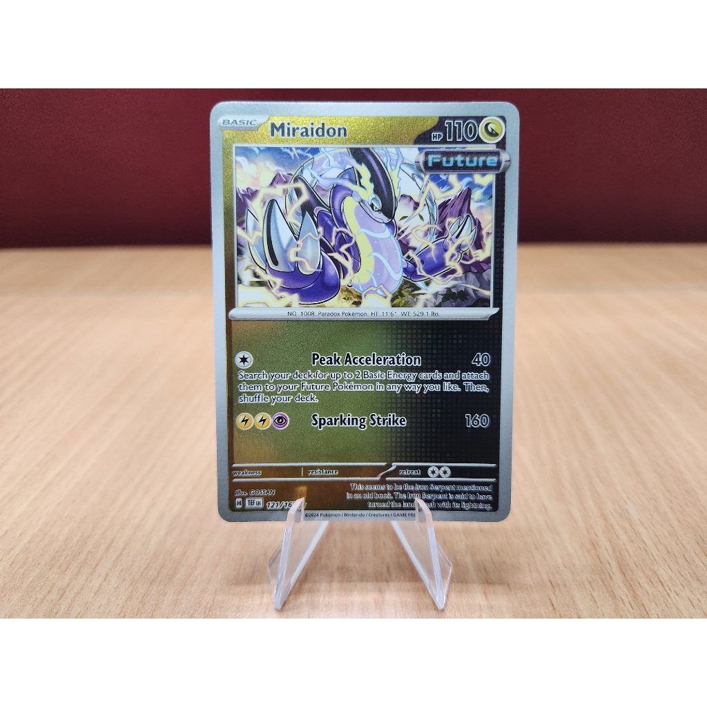 Miraidon Reverse Holo Temporal Forces - 121/162 - Scarlet and Violet - Pokemon  Card Singles | Shopee Philippines
