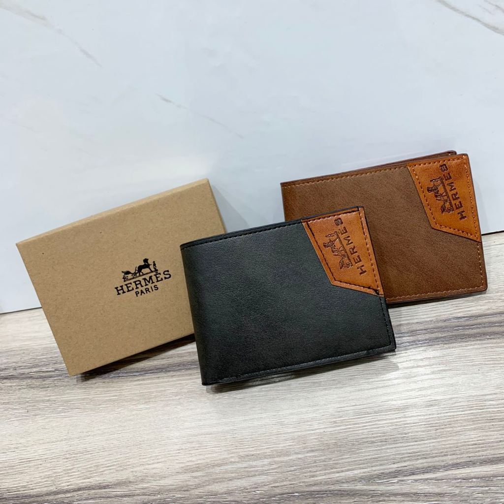 Men Luxury Leather Small Bifold Wallet Small Purse High Quality #Y-302 ...