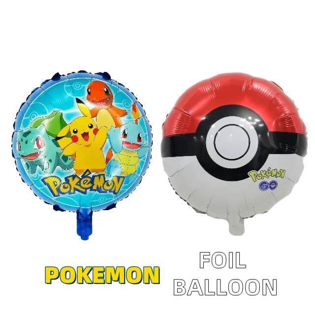 Pokemon Round Foil Balloons - 6pcs | Shopee Philippines