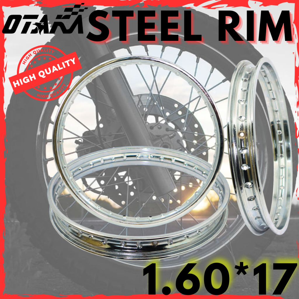 OTAKA ALLOY STEEL RIM 1.60*17 FOR UNIVERSAL MOTORCYCLE SOLD AS 1PIECE ...