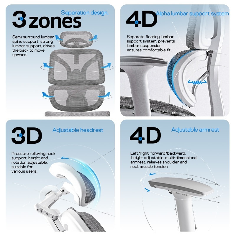 Xpanse W203 -8°C Ergonomic Chair Computer Chair Gaming Chair Study ...