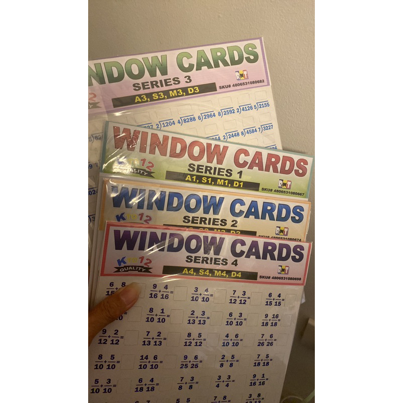 80 sets Window Cards | Shopee Philippines
