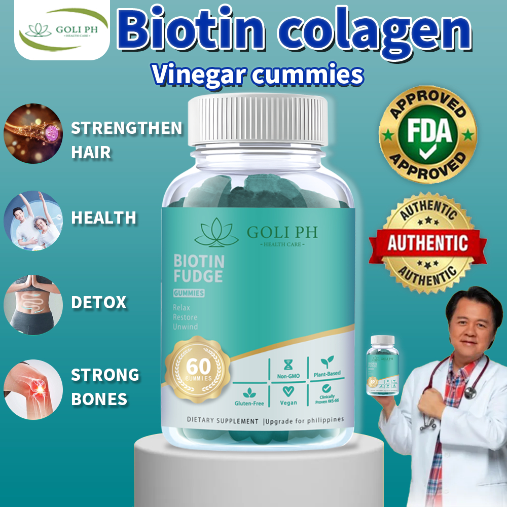 Biotin Collagen Gummies Keratin Vitamin Anti Hair Loss Strong Nails ...