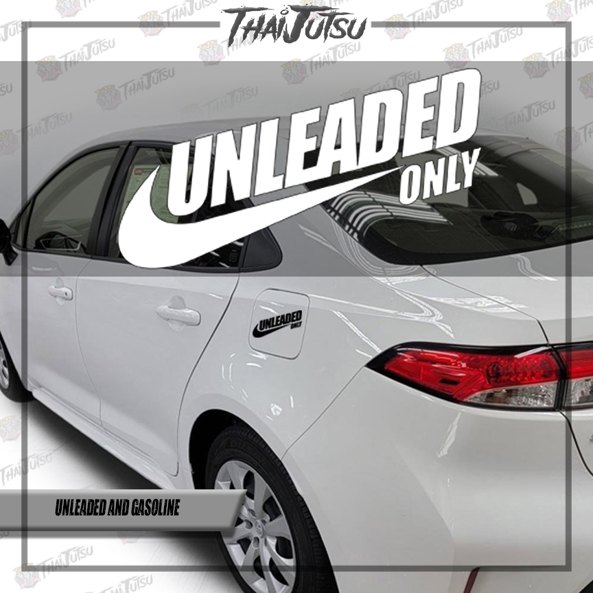 UNLEADED ADN GASOLINE ( VINYL CUT-OUT STICKER DECALS ) | Shopee Philippines