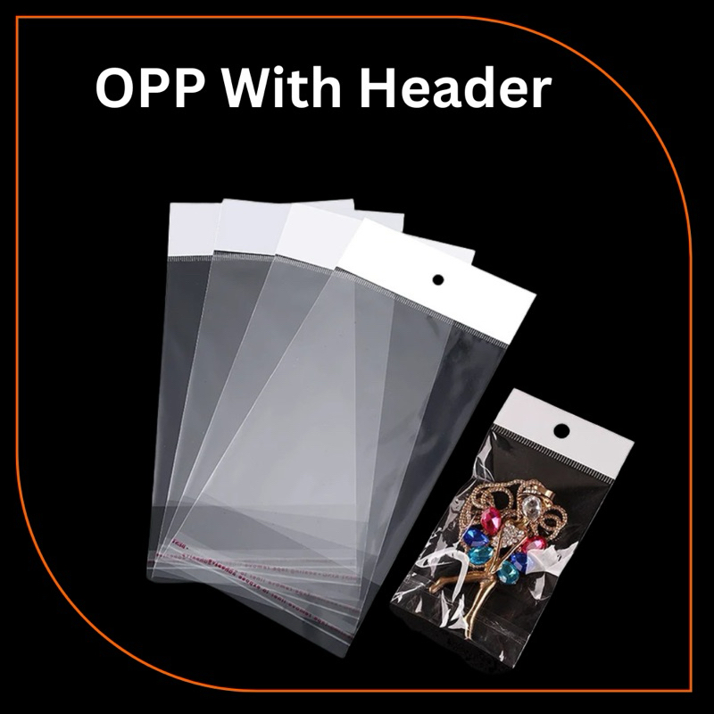 OPP with White Header and Adhesive Sealer | Shopee Philippines