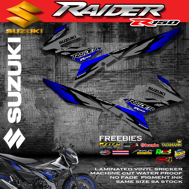 RAIDER 150 FI 2024 DESIGN DECALS STICKER WITH FREEBIES | Shopee Philippines