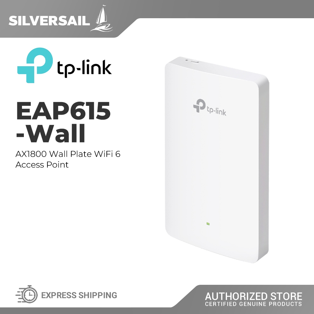 TP-Link EAP615-Wall AX1800 Wall Plate WiFi 6 Access Point | Shopee ...