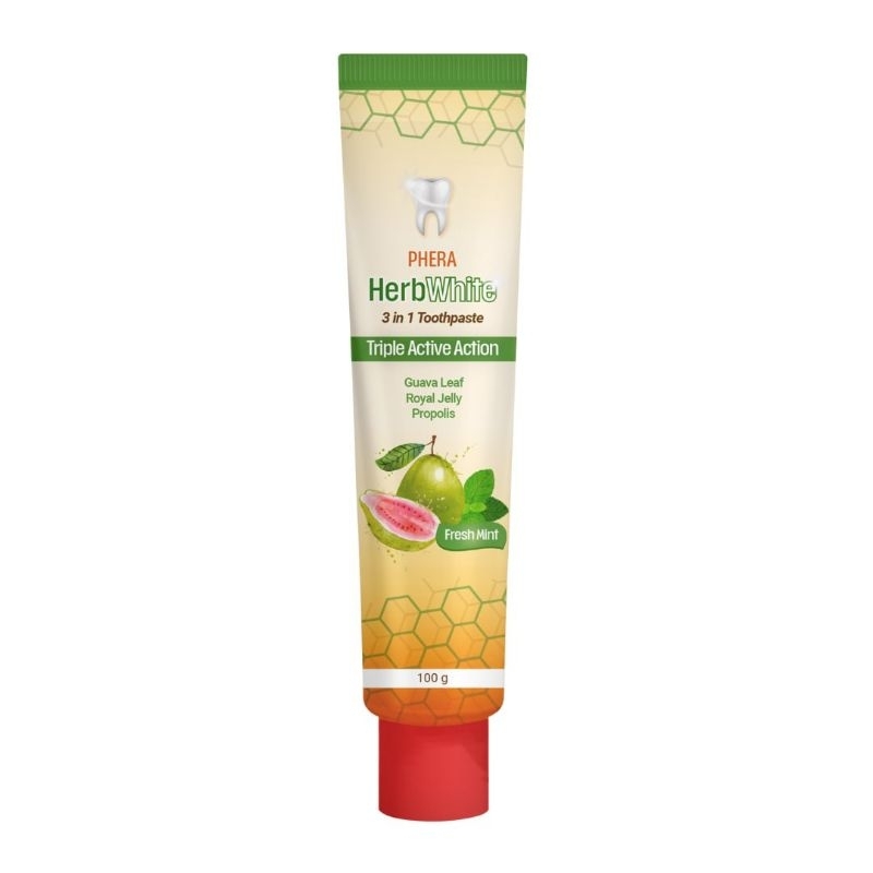 PHERA Herbwhite Whitening 3in1 Toothpaste (100g) | Shopee Philippines