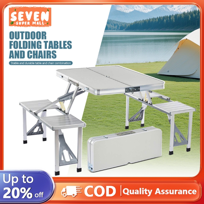 Outdoor Folding Table And Chairs One-Piece Folding Table And Chairs 1 ...