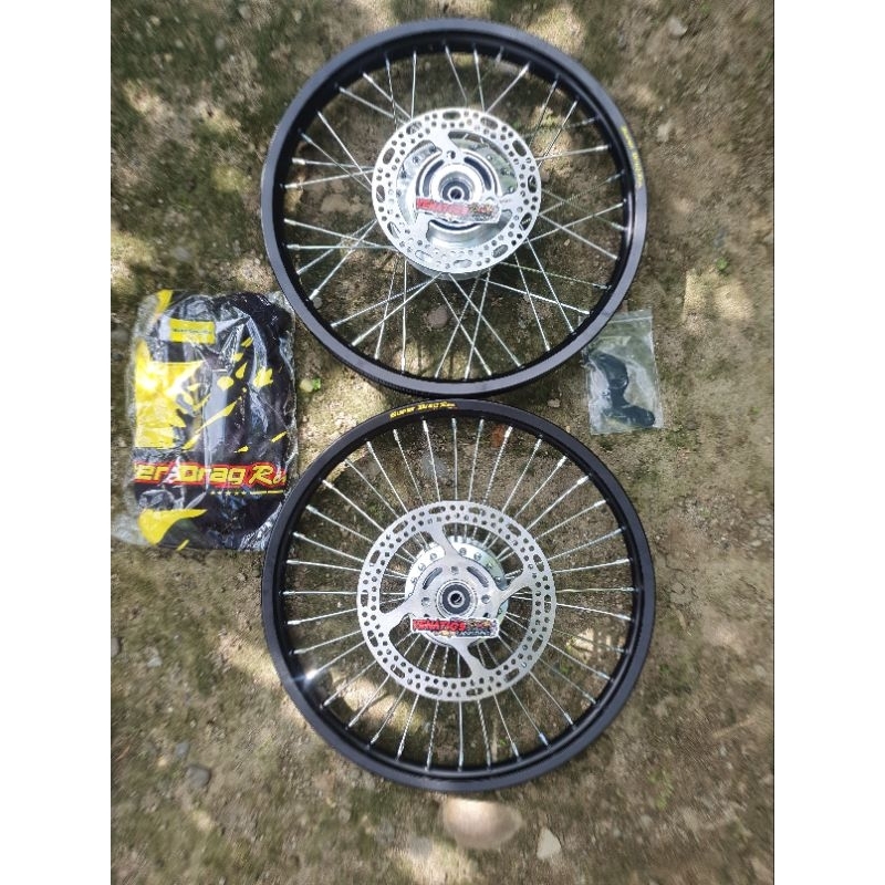 SDR RIMSET RAIDER 150 FI/CARB KALESA FRONT | Shopee Philippines