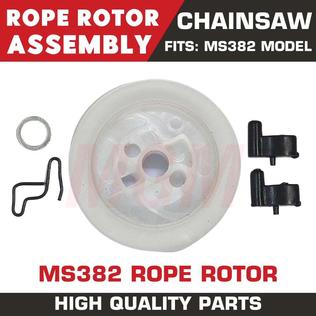 MS382 MS 382 Rope Rotor Assembly With Pawl and Spring Chainsaw Spare ...