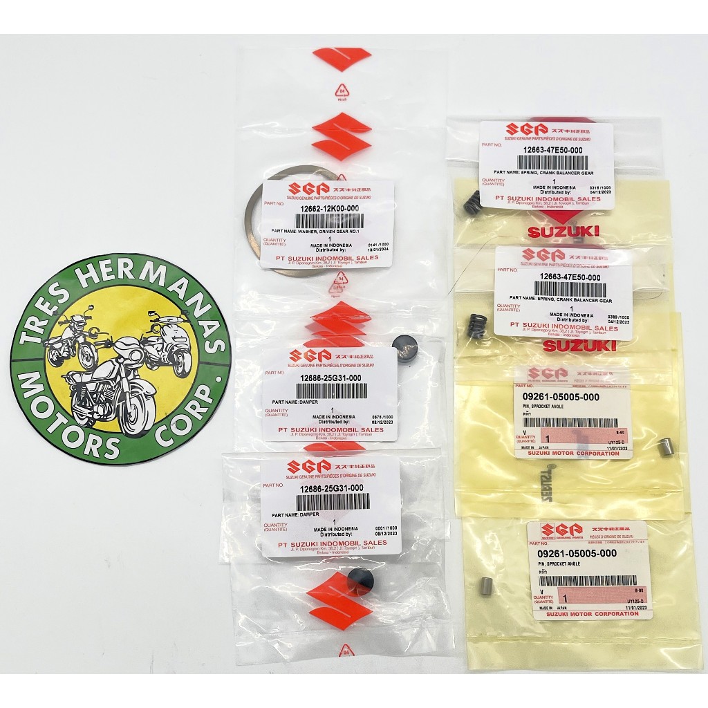 BALANCER KIT DAMPER SPRING PIN WASHER FOR SUZUKI MOTORCYCLE : RAIDER ...