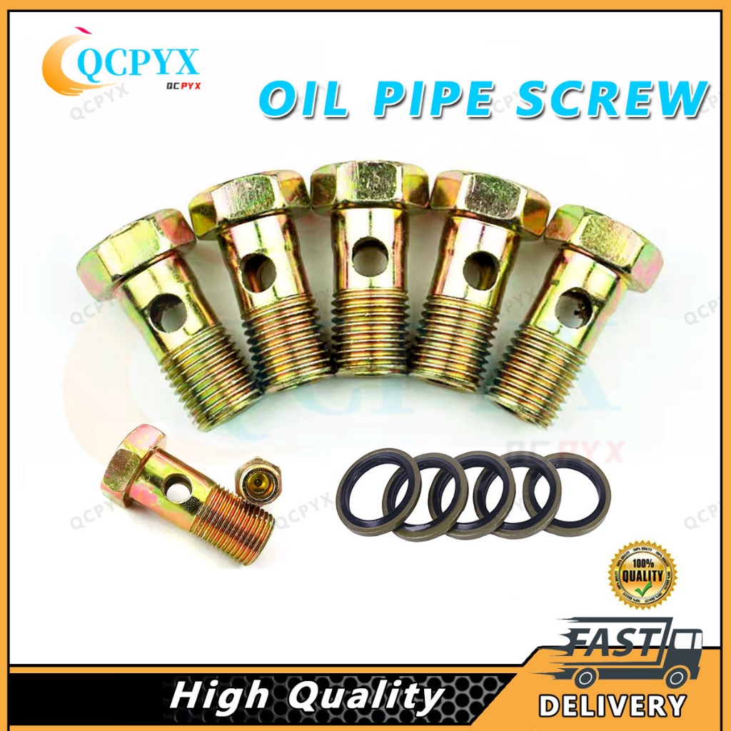 Qcpyx 1Pcs Diesel Engine Fuel Pipe Screw M6 M8 M10 M12 M14 M16 M18 M20 ...