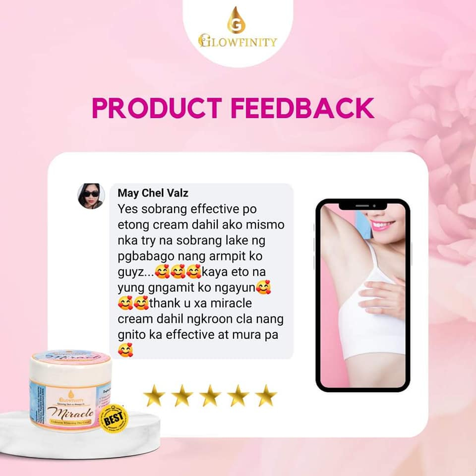Glowfinity Cosmetic Set D (Miracle Underarm Whitening Deocream ...