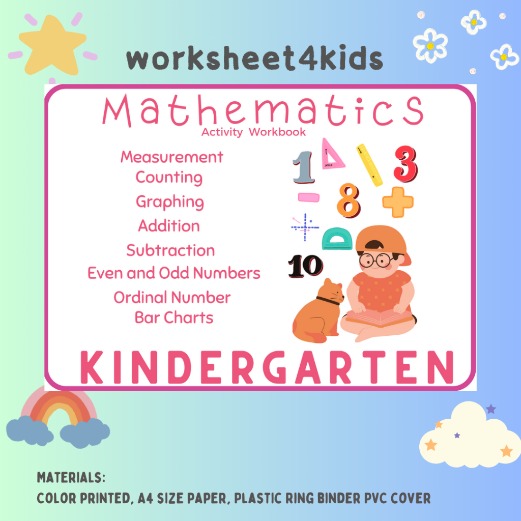 70, pages Kindergarten Mathematics (2 pages per sheet) | Shopee Philippines