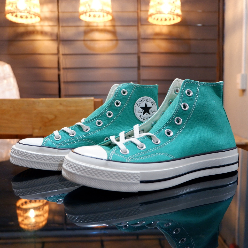 Converse Chuck 70 High Cut Court Green Vintage Canvas Unisex | Shopee ...