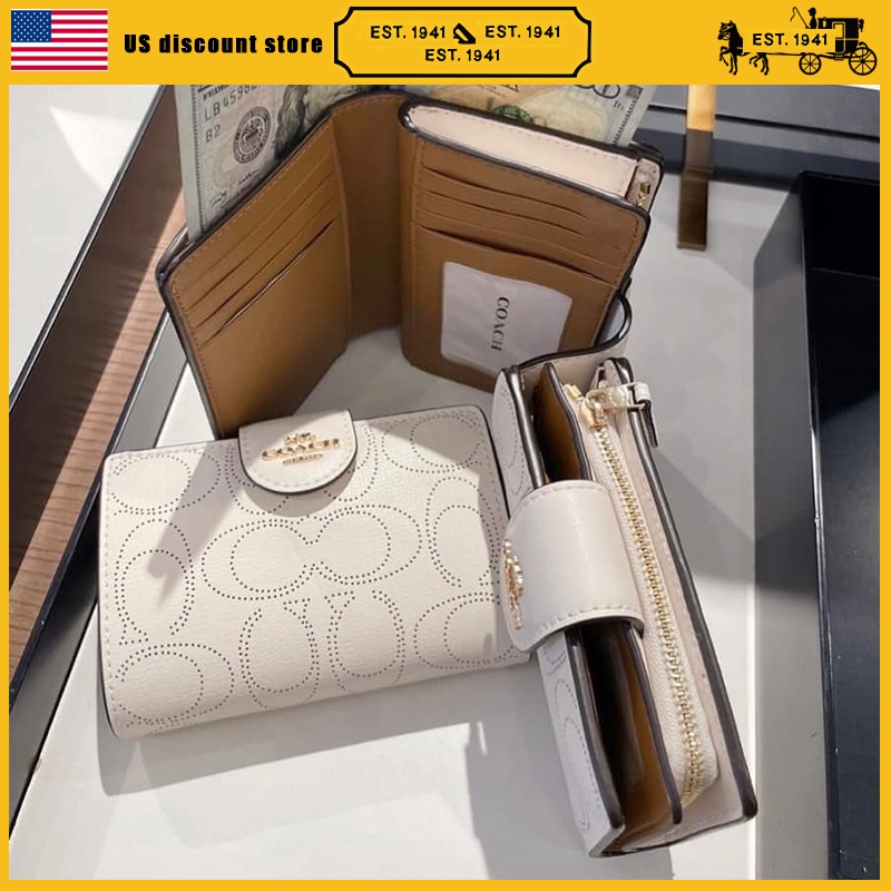 Genuine classic Compact Wallets Bifold Wallets Coin Purses Leather ...