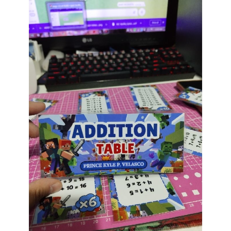 LAMINATED MATH FLASHCARDS | Shopee Philippines