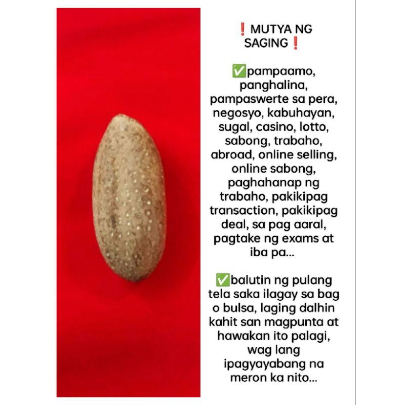 Mutya ng Saging Kalog Charms with Orasyon | Shopee Philippines